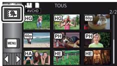 PANASONIC HC-VX870 - Pour enregistrer une scène retouchée manuellement - 1
