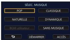 PANASONIC HC-VX870 - Touchez [demarrer] et démarrez le test du son. - 1