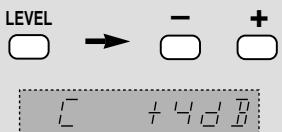 PANASONIC SA-HE70 - Adjust the level. - 1