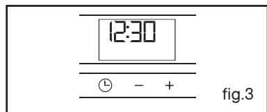 BRANDT BXP5560X - - Reglage de la luminosite de l'afficheur - 3