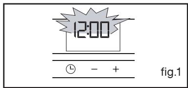 BRANDT BXP5560X - Comment régler l'heure - 1