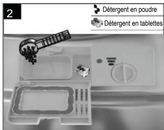 BRANDT VS1010J - Le bac à détergent - 2