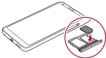LG G6 - Installation de la carte SIM - 5
