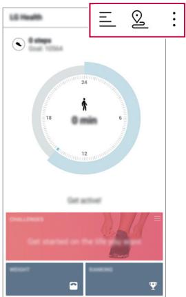 LG G6 - Utilisation de LG health - 1