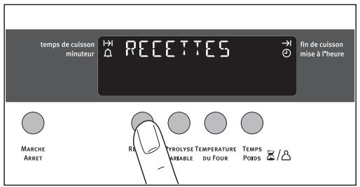 ARTHUR MARTIN FE 6426 - Sélectionner une recette - 1