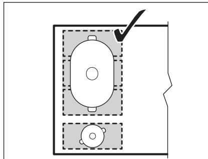 AEG-ELECTROLUX HKL65310FB - Bonne position du récipient : - 1