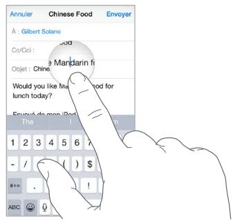 APPLE IPHONE 6 - Modifier du texte - 1