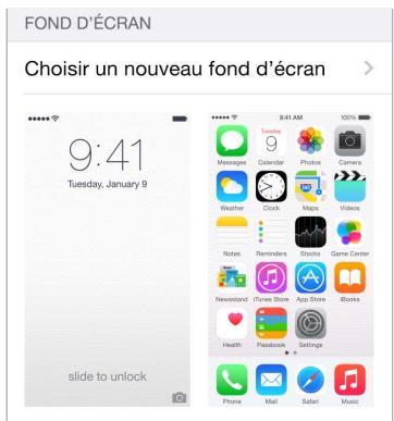APPLE IPHONE 6 - Changer de fond d'écran. - 1