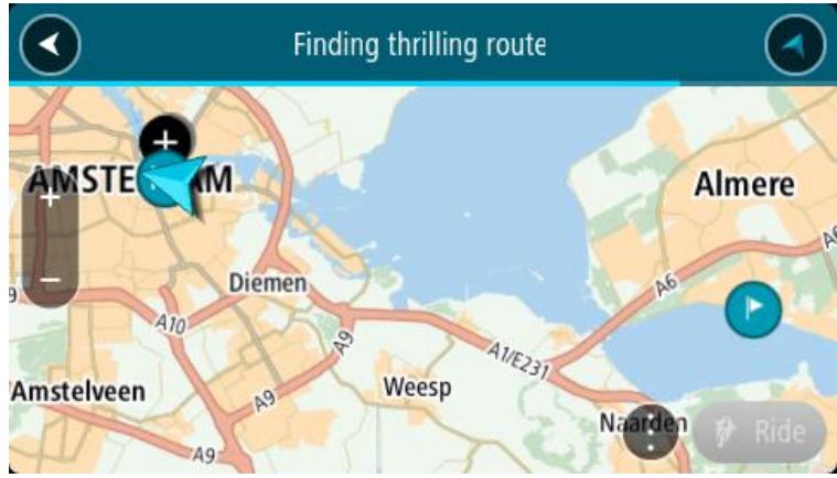 TOMTOM RIDER 400 - Prendre un parcours à sensations avec des arrêts - 3