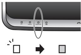 PIONEER XW-SMA1-W - Attendez que le voyant network cesse de clignoter et reste allumé en rouge. - 1