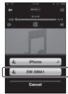 PIONEER XW-SMA1-W - Utilisation d'airplay depuis un ipod/iphone/ipad - 1