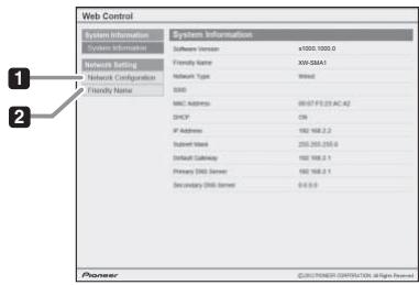 PIONEER XW-SMA3-K - Utilisation de la fonction upnp pour avoir accès - 3