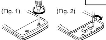 SHARP EL 531 LH - Méthode de remplacement - 2