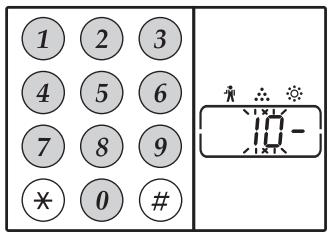 SHARP 6020 - Entre le numéro de programme à l'aide des touches numériques. - 1