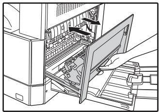 SHARP 6020 - Relevez et fermez le capot latéral. - 1