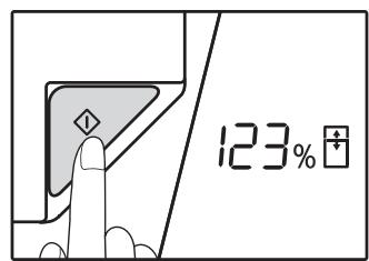 SHARP 6020 - Selection separee des TAUX de reproduction vertical et horizontal - 6