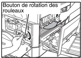 SHARP 6020 - Fermez le capot avant et le capot latéral. - 2