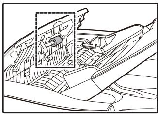 SHARP 6020 - Nettoyage des rouleaux de PRESE PAPIER du chargeur de documents - 1