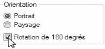 SHARP 6020 - ROTATION DE 180 DEGRES DE L'IMAGE IMPRIMP (Rotation de 180 degrés) - 2