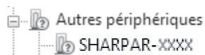 SHARP 6020 - Cliquez sur l'icône + à côté de "autres périphériques". - 1