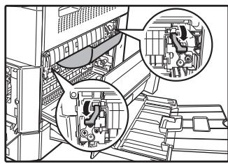 SHARP 6020 - bourrage papier dans la zone de fixation - 6