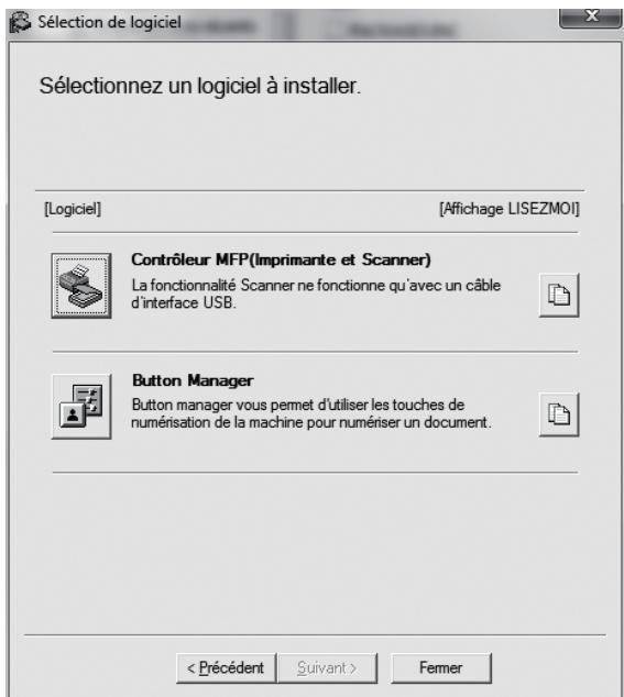 SHARP 6020 - Utilisation de l'appareil en TANT qu'imprimante partagee - 1