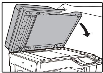 SHARP 6020 - Refermez le couvercle/rspf. - 1