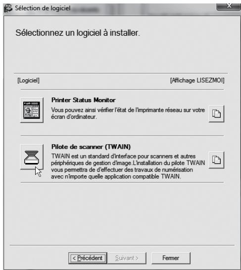 SHARP 6020 - Installation du pilote de scanner - 1