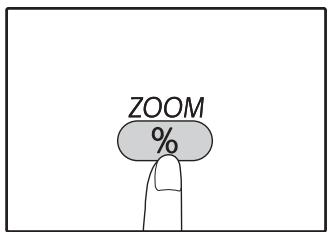 SHARP 6020 - Appuyez sur la touche [ZOOM] ( % ). - 1