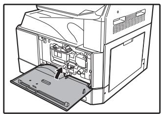 SHARP 6020 - Fermez le capot avant. - 1