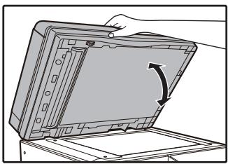 SHARP 6020 - Ouvrez et fermez le RSPF pour arrêter le clignotement du témoin d'emplacement de bourrage. - 1