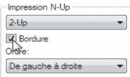 SHARP 6020 - Sélectionnez le nombre de pages à imprimer par feuille. - 1