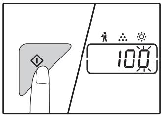 SHARP 6020 - Appuyez sur la touche [DEPART COPIE] (7). - 1