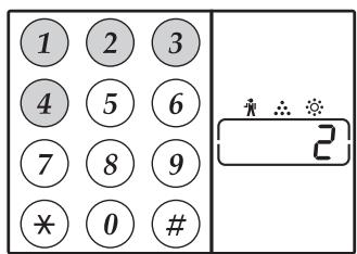 SHARP AR 6020 - Sélectionnez le code de réglage en appuyant sur une touche numérique. - 1
