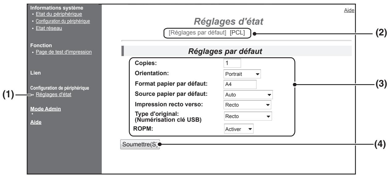 SHARP AR 6020 - Comment configurer les reglages - 1