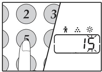 SHARP AR 6020 - Sélectionnez le code de réglage souhaité en appuyant sur une touche numérique. - 1