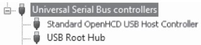 SHARP AR 6020 - Cliquez sur l'icône + à côté de "contrôleurs de bus USB - 1