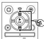 OLYMPUS WS-806 - Appuyez sur la touche + ou - pour sélectionner [saut avant] ou [saut arrêté]. - 1