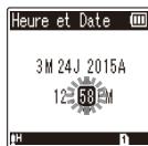 OLYMPUS WS-806 - Configuration de la date et de l'heure [heure et date] - 2