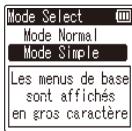 OLYMPUS WS-806 - Sélection du mode - 2