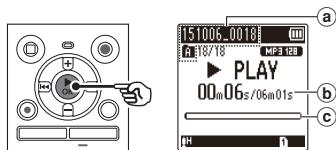 OLYMPUS WS 806 - Procédure de lecture basique - 1