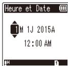 OLYMPUS WS 806 - Réglage de l'heure et de la date - 2