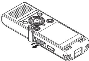 OLYMPUS WS 806 - Retrait d'une carte microsd - 2