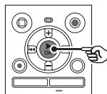OLYMPUS WS 806 - Modification de la vitesse de lecture - 1