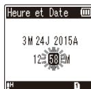 OLYMPUS WS 806 - Configuration de la date et de l'heure [heure et date] - 2