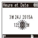 OLYMPUS WS 806 - Appuyez sur la touche + ou - pour modifier la valeur. - 2