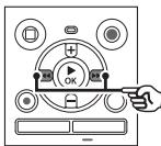 OLYMPUS WS 806 - Appuyez sur la touche l ou <4 pour sélectionner le fichier souhaité. - 1