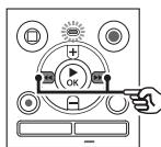 OLYMPUS WS 806 - Appuyez sur la touche ▶ l ou l ▲ pour régler le niveau d'activation vocal. - 1