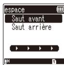OLYMPUS WS 806 - Configuration d'un espace [espace] - 2