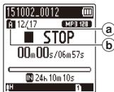 OLYMPUS WS 806 - Appuyez sur la touche FOLDER/ INDEX pendant que l'enregistreur vocal est en mode d'arrêt. - 2
